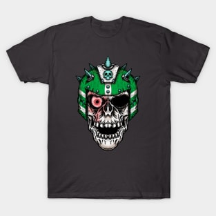 Fantasy Football Skeleton Green 2 T-Shirt